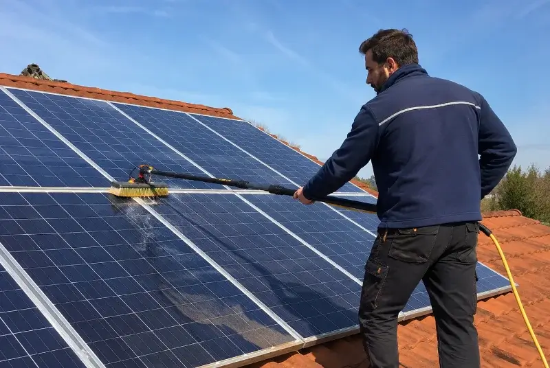 Nettoyage et entretien de panneaux solaires à Ousse